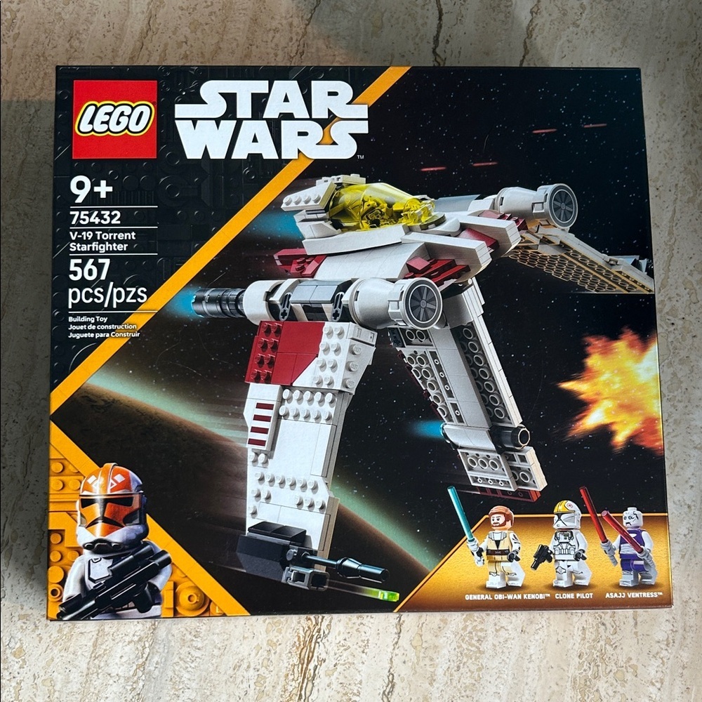 NEW 🆕 LEGO Star Wars V-19 Torrent Starfighter Building Kit / sealed